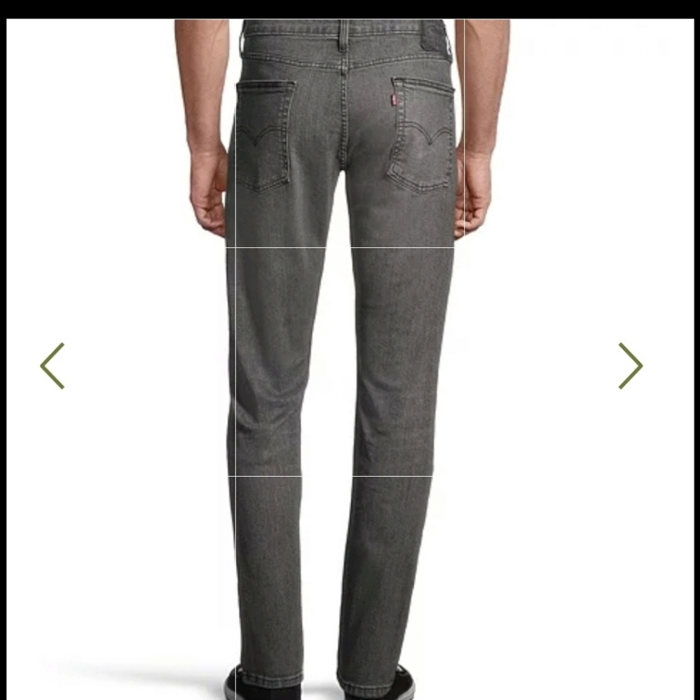 Levis 511 red tab grey wash slim fit jeans